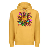 Mustard strawberry sunflower Premium Hoodie - texasbilliewilder