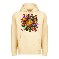Pina Colada strawberry sunflower Premium Hoodie - texasbilliewilder