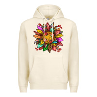 Tofu strawberry sunflower Premium Hoodie - texasbilliewilder