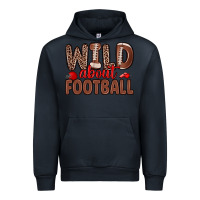 Navy wild about football Urban Hoodie - Zillion Design Studio