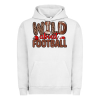 Pigment Lunar Rock wild about football Urban Hoodie - Zillion Design Studio