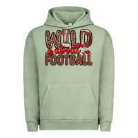 Pigment Oil Green wild about football Urban Hoodie - Zillion Design Studio