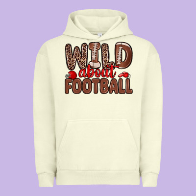 Wild About Football Urban Hoodie Designed By Zillion Design Studio