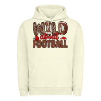 Pigment Pistachio wild about football Urban Hoodie - Zillion Design Studio