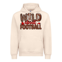 Sandshell wild about football Urban Hoodie - Zillion Design Studio