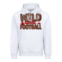 White wild about football Urban Hoodie - Zillion Design Studio