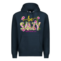 Navy summer be salty matthew 5 13 Premium Hoodie - texasbilliewilder