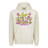 Oatmeal Heather summer be salty matthew 5 13 Premium Hoodie - texasbilliewilder
