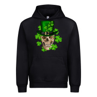 Black st. patrick's day skull Urban Hoodie - RanaPortraitStore