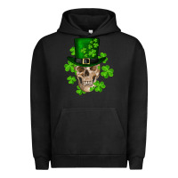 Pigment Black st. patrick's day skull Urban Hoodie - RanaPortraitStore