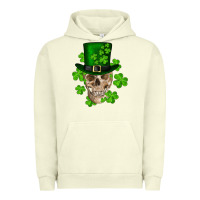 Pigment Pistachio st. patrick's day skull Urban Hoodie - RanaPortraitStore