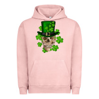 Pigment Salmon st. patrick's day skull Urban Hoodie - RanaPortraitStore