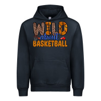 Navy wild about basketball Urban Hoodie - Zillion Design Studio