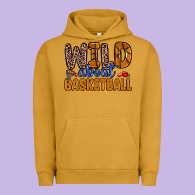 Wild About Basketball Urban Hoodie Designed By Zillion Design Studio