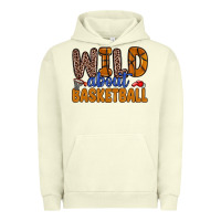 Pigment Pistachio wild about basketball Urban Hoodie - Zillion Design Studio