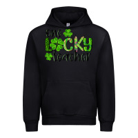 Black st. Patrick's day one lucky teacher Urban Hoodie - RanaPortraitStore