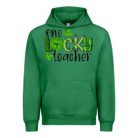 Emerald st. Patrick's day one lucky teacher Urban Hoodie - RanaPortraitStore