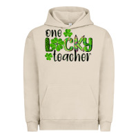Pigment French Oak st. Patrick's day one lucky teacher Urban Hoodie - RanaPortraitStore