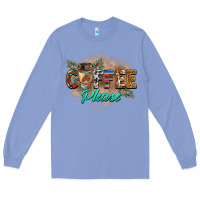 Colony Blue coffee please Long Sleeve Tee - BarkalooDesign