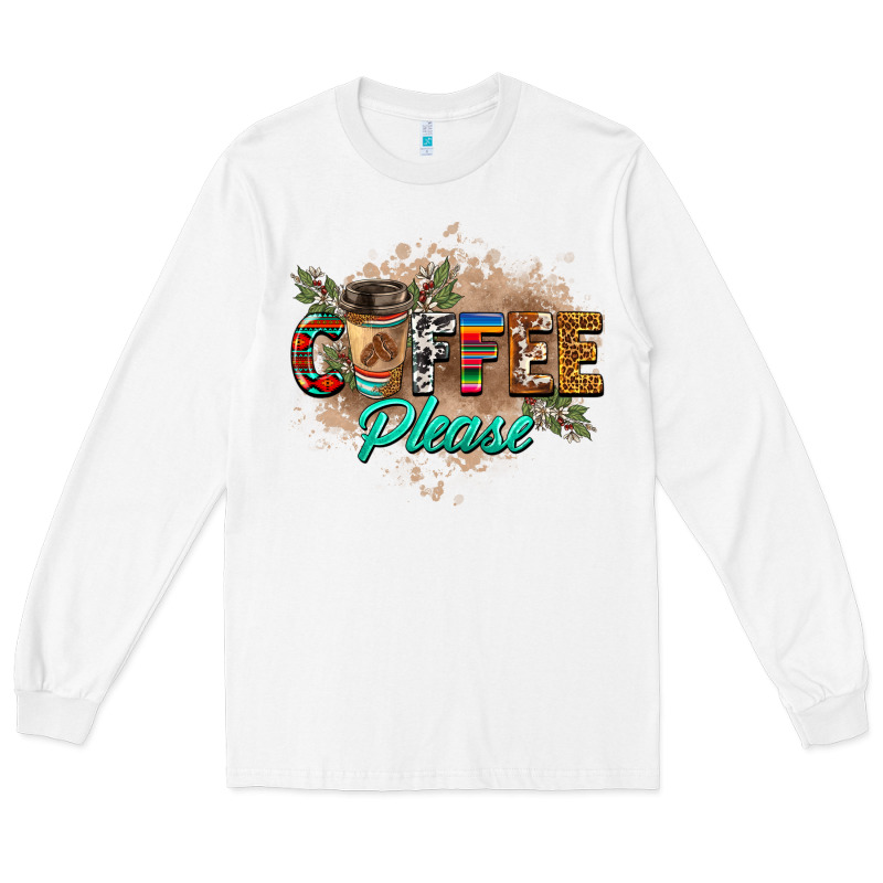 Coffee Please Long Sleeve Tee by BarkalooDesign | Teevron