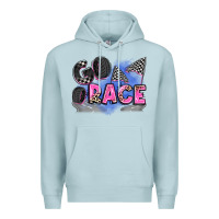 Blue Mist go race Premium Hoodie - Zillion Design Studio
