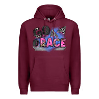 Burgundy go race Premium Hoodie - Zillion Design Studio