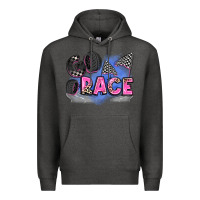 Charcoal Heather go race Premium Hoodie - Zillion Design Studio