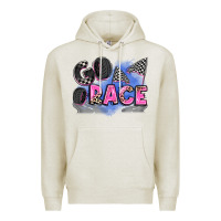 Oatmeal Heather go race Premium Hoodie - Zillion Design Studio