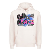 Pale Pink go race Premium Hoodie - Zillion Design Studio