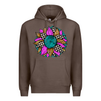 Coffee race sunflower Premium Hoodie - Zillion Design Studio