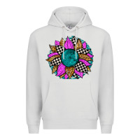 Dove Grey race sunflower Premium Hoodie - Zillion Design Studio