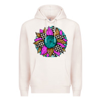 Pale Pink race sunflower Premium Hoodie - Zillion Design Studio