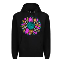 Black race sunflower Premium Hoodie - Zillion Design Studio