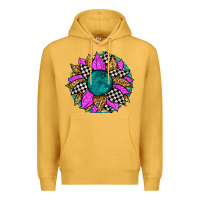 Mustard race sunflower Premium Hoodie - Zillion Design Studio