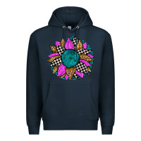Navy race sunflower Premium Hoodie - Zillion Design Studio