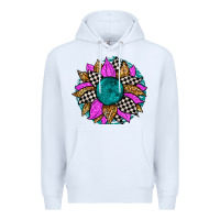White race sunflower Premium Hoodie - Zillion Design Studio