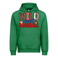 Emerald wild about baseball Urban Hoodie - Zillion Design Studio