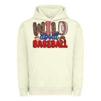 Pigment Pistachio wild about baseball Urban Hoodie - Zillion Design Studio