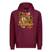 Burgundy summer alabama Premium Hoodie - texasbilliewilder