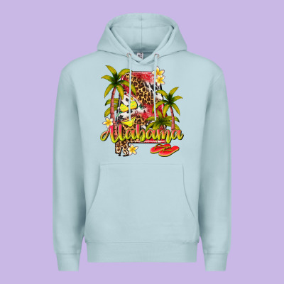 Summer Alabama Premium Hoodie Designed By Texasbilliewilder