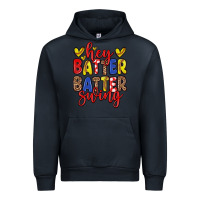 Navy hey batter batter swing softball Urban Hoodie - Zillion Design Studio