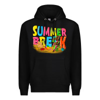 Black summer break Premium Hoodie - texasbilliewilder