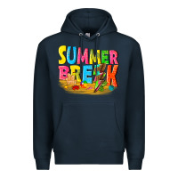 Navy summer break Premium Hoodie - texasbilliewilder