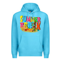 Ocean Blue summer break Premium Hoodie - texasbilliewilder