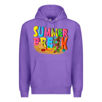Purple summer break Premium Hoodie - texasbilliewilder