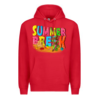 Red summer break Premium Hoodie - texasbilliewilder