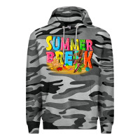 Slate Camo summer break Premium Hoodie - texasbilliewilder