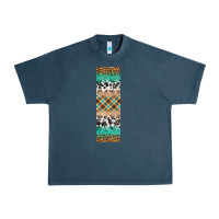 Midnight Navy fall pattern Urban Heavy Tee - Artiststas