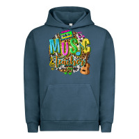 Pigment Midnight Navy music teacher Urban Hoodie - texasbilliewilder