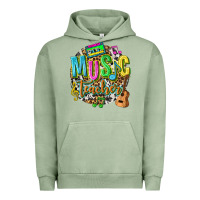 Pigment Oil Green music teacher Urban Hoodie - texasbilliewilder